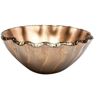 Decorative Metal Fruit & Nut <b>Bowl</b> Nickel Plated Aluminum Fruits <b>Bowl</b> Vintage Design Handmade Metal Chocolate <b>Bowl</b> for Restaurant - Product Image 1