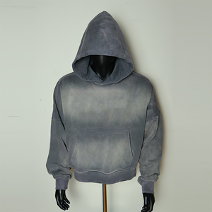 Premium Quality Oversized <b>Zip</b> Up Sun Fade Hoodie For Women High Quality Breathable Windbreaker Hoodie With Cheap Price Low MOQ - Product Image 1