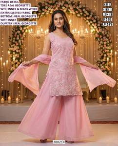 ผ้าคลุมไหล่แบบดั้งเดิม Aabha Pastel Grace Bhandhani สำหรับงานปาร์ตี้และงานแต่งงาน ความยาวคลุมถึงพื้น - Product Image 1