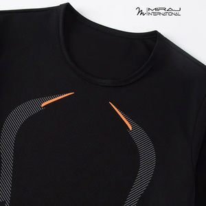Vêtements de sport pour hommes de qualité supérieure, vêtements d'entraînement athlétique pour adultes, gestion de l'humidité, vêtements de sport de gym, t-shirt à manches courtes de compression durable - Product Image 3