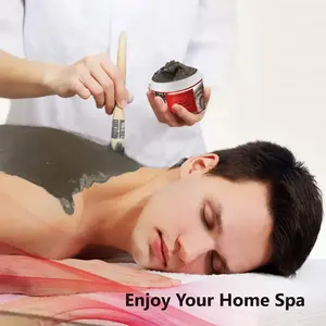 Crema Exfoliante de Barro del Mar Muerto Rica en Minerales, Hecha en EE. UU., con Pachulí, para Rostro y Cuerpo, Uso Doméstico para Mujeres, Marca Privada - Product Image 3