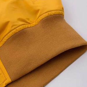Wholesale High Quality Satin Varsity <b>Jacket</b> For <b>Men</b> Fashionable Wool Satin <b>Jacket</b> Stand Button - Product Image 4