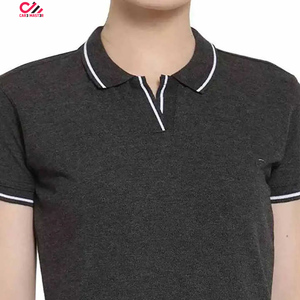 Custom Summer Women's Polo Shirt Work <b>Clothes</b> Half Sleeve High Quality Clothing New Polo T-shirt For Sale - Product Image 5