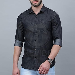 เสื้อเชิ้ตยีนส์ผ้าฝ้าย 100% ระบายอากาศดี ทันสมัย สวมใส่สบาย แบบลำลอง ติดกระดุมด้านหน้า แฟชั่นสำหรับผู้ชาย - Product Image 5