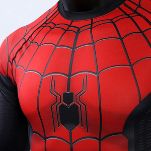 Chemises de compression OEM style Spider-Man, entièrement sublimées, avec taille et logo personnalisés, fabriquées au Pakistan - Product Image 4