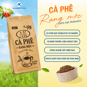 เมล็ดกาแฟโรบัสต้าเวียดนามแบบตัวอย่าง บรรจุถุง กระบวนการเปียก 100% ออร์แกนิก ผลสุกเต็มที่ น้ำหนัก 0.25 กก. - Product Image 3