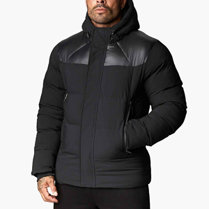 Brand New High Quality Custom Made Men's Winter Bubble <b>Puffer</b> Coat Lightweight Zipper High Street Style <b>Cheap</b> Price OEM - Product Image 2