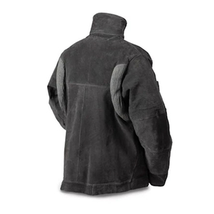 Veste de soudeur respirante et résistante, en cuir de vachette pleine fleur, ignifuge, pour travaux industriels, pour hommes - Product Image 4