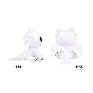 Peluche Toothless & Light Fury 25 cm assis avec étiquette - Comment dresser votre dragon 3 - Product Image 4