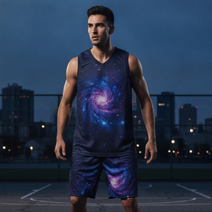 Sublimated basketball uniform custom logo numbers sublimated basketball training <b>shirts</b> set wholesale club team wear - Product Image 5