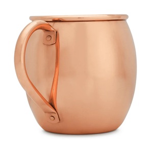 Stylish Copper Mule <b>Mug</b> Perfect for Moscow Mule Cold Coffee and Refreshing Drinks from Indian Manufacturer and Supplier - Product Image 3