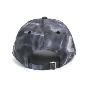 Baseball Cap 6-Panel Fitted <b>Hat</b> Gray Tie-Dye Satin Unisex Casual Wear Four Seasons Adult Size 58-60CM - Product Image 2