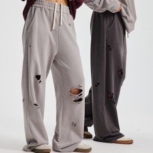 Pantalones deportivos lisos al por mayor, listos para enviar, pantalones de forro polar con cintura elástica para distribuidores de ropa deportiva - Product Image 1