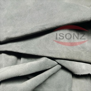 Cuir de vachette pleine fleur gris/noir de qualité supérieure, personnalisé, pour sacs à main, chaussures, ceintures, doublures, étuis à vêtements, fourreaux, rouleaux de chef - Product Image 2
