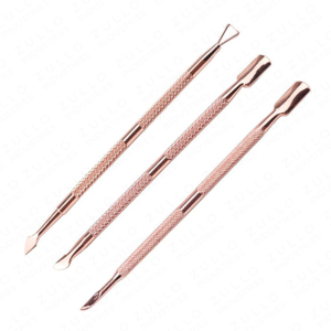 Professional Rose Gold 3 PCS Stainless Steel Nail Cuticle Pusher <b>Cleaning</b> Set Precision Manicure Pedicure <b>Tools</b> for Home Salon - Product Image 4