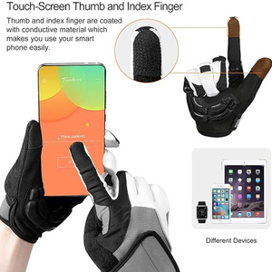 Gants de cyclisme respirants et résistants à l'usure, à doigts entiers, en tissu maillé hautement élastique, design personnalisable, pour l'entraînement et les sports de plein air - Product Image 6