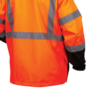 Gilet de course réfléchissant style américain pour l'hiver, avec motif lettres, pour la sécurité routière et les travaux de construction, pour hommes - Product Image 6