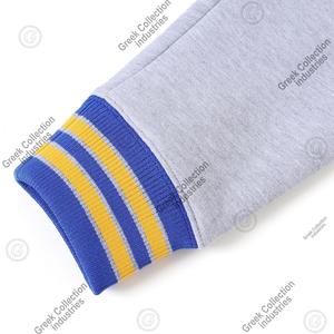 Cárdigan Gris con Cuello en V para Mujer, Estilo Casual, Manga Larga, Tejido de Punto, Botones al Frente, Logotipo Personalizado con Letras Impresas, de la Hermandad Griega - Product Image 5