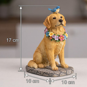 ของตกแต่งสวนหน้าบ้าน โคมไฟโซลาร์รูปสุนัขสำหรับสวน - Product Image 2