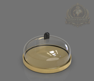 Cúpula para tartas, Cúpula de cristal para tartas, Cúpula expositora de tartas, Cubierta expositora de tartas, Campana para tartas, Cúpula para tartas con base, Exhibidor de tartas, Tarta de panadería - Product Image 5