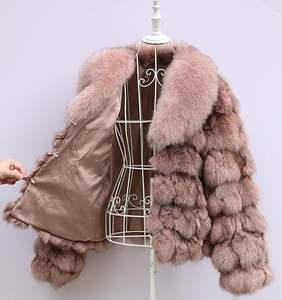 เสื้อโค้ทขนเฟอร์เทียมสำหรับผู้หญิง รุ่นใหม่ล่าสุด สำหรับฤดูหนาว ขนฟูฟ่อง สีสันปรับแต่งได้ - Product Image 6