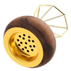 Porta incienso de madera, elegante accesorio para el hogar, pieza decorativa para meditación, decoración para rituales con incienso, quemador de madera, artículo decorativo aromático. - Product Image 1