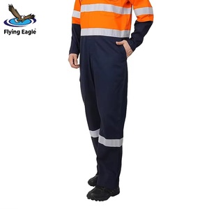 Vêtements de travail en coton OEM, uniforme durable, veste et pantalon multi-poches, vêtements de travail industriels - Product Image 5