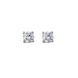 sparkling high carbon diamond 925 sterling <b>silver</b> <b>stud</b> earrings luxury women jewelry for wedding graduation religious events - Product Image 1