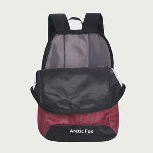 Sac d'école imperméable pour enfants motif renard arctique, en polyester durable avec fermeture éclair - Product Image 6