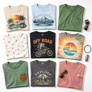 Camisetas Ligeras Personalizadas al por Mayor para Hombre - Proveedor Directo de Fábrica de Opciones de Impresión Personalizada OEM - Product Image 5