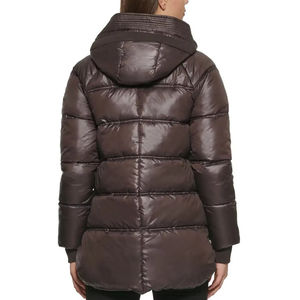 Women's Wholesale breathable Cropped <b>Puffer</b> <b>Jacket</b>, Zip-Up Down Coat for Chic Winter Warmth in Outerwear Trends - Product Image 3