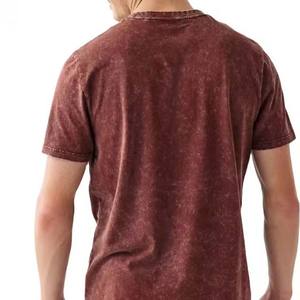 Último Diseño en Ropa Masculina, Camisetas Extra Grandes de Estilo Urbano con Lavado Ácido, Personalizadas, 100% Algodón, Corte Ajustado 2026 - Product Image 2