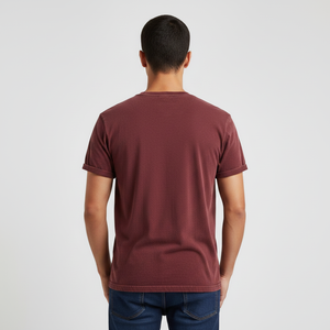 T-shirt de luxe 100% coton, grandes tailles, pour hommes, personnalisable avec broderie, surdimensionné, épais, unisexe, en jersey - Product Image 4