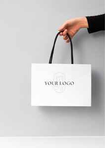 Bolsas de Papel con Diseño Gráfico Textil a la Moda, Colores Vibrantes, Bolsas de Compras Personalizadas para Jóvenes, Moda Urbana, Identidad de Marca - Product Image 6