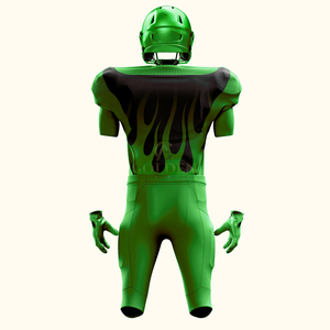 Maillots de football américain style entraînement, design original du fournisseur, nom de l'équipe, 100 % polyester, séchage rapide, respirant, adulte, OEM - Product Image 3