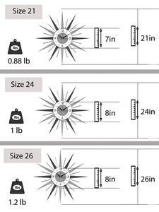 <b>Designer</b> Sun Shape <b>Clock</b> Perfect For Entryway And Living Room Adds Unique And Artistic <b>Wall</b> Styling Handcrafted From India - Product Image 5