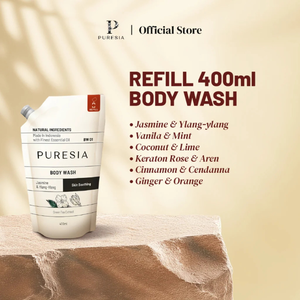 Recarga de 400 ml de Gel de Ducha Puresia con Jengibre y Naranja, Refrescante, Tipo Líquido, para una Piel Radiante, Natural, Orgánico y a Base de Hierbas - Product Image 5