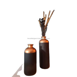 Florero de dos tonos, macetas decorativas para interiores de hogar y oficina de Metal, último estilo de flores y macetas de lujo, lo último de TCD - Product Image 5
