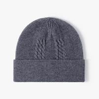 Gorros de lana cálidos para hombres y mujeres, gorros de punto suaves, sombreros de invierno acogedores, gorros elegantes y cómodos, moda versátil para los días fríos