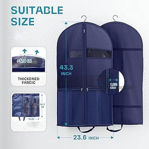 Bolsa para Ropa Lista para Usar, para Trajes, Camisas, Abrigos, Vestidos, Fácil de Transportar, para Viajes, Hogar, Hotel, Oficina - Product Image 3