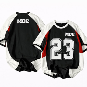Maillot d'entraînement respirant en maille pour homme, coloris noir, style hip-hop, maillot de football américain, streetwear, uniforme d'équipe athlétique - Product Image 2