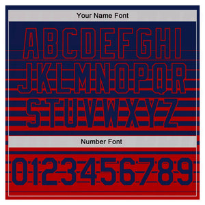 Custom <b>Navy</b> Blue and Red Gradient Stripe Performance Polo Shirt Stylish Short Sleeve Athletic Polo for Men and <b>Women</b> Personalize - Product Image 3