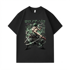 <span class=keywords><strong>T</strong></span>-Shirt con Grafiche <span class=keywords><strong>Anime</strong></span> Personalizzate di Alta Qualità, 100% Cotone - Product Image 4