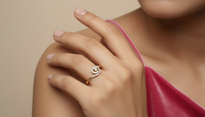 แหวนทอง 14K ประดับเพชรแบบบิดเกลียวสำหรับผู้หญิง |   เครื่องประดับไขว้กันแบบหรูหรา |   ราคาโรงงาน - Product Image 5