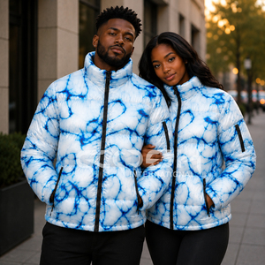 Cosh International Custom Sublimated Puffer Jacket Quick Dry Lightweight <b>Bubble</b> <b>Coat</b> Fashion Winter Outerwear - Product Image 3