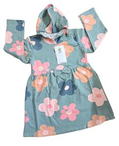 Robe Hodi unisexe à manches longues, col rond, décontractée, polyvalente, écologique, tricotée, toutes saisons, pur coton - Product Image 1