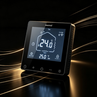 Termostato WiFi Programable para Calefacción por Suelo Radiante, 16A, Pantalla Táctil, Control Inteligente de Temperatura Ambiente con Control por Aplicación