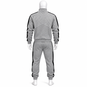 Conjunto Deportivo de 2 Piezas para Hombre, Estilo Urbano, 100% Algodón, con Capucha, Grueso, Unisex, de 2 Tonos, Cortavientos - Product Image 6
