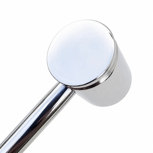 Juego de Pipas para Fumar de Acero Inoxidable de Tipo Recto Tradicional de Lujo, Marca Ahmad, con Funda de Cuero Reutilizable, Regalo para Papá o Esposo - Product Image 4