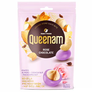 Expédition rapide des commandes, fournisseur en gros, OEM/ODM, dragées au chocolat HALAL, chocolat à la rose, amandes enrobées de chocolat, noix de cajou, noix de macadamia, 150 g - Product Image 1